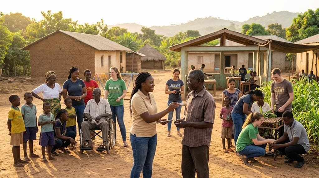 Programme Santé action d'ADEBES sur le terrain